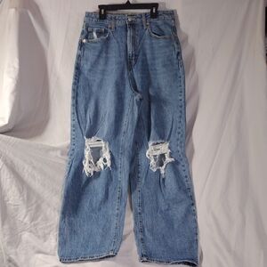 Wild Fable Distressed, Super-high Rise, Baggy Jeans